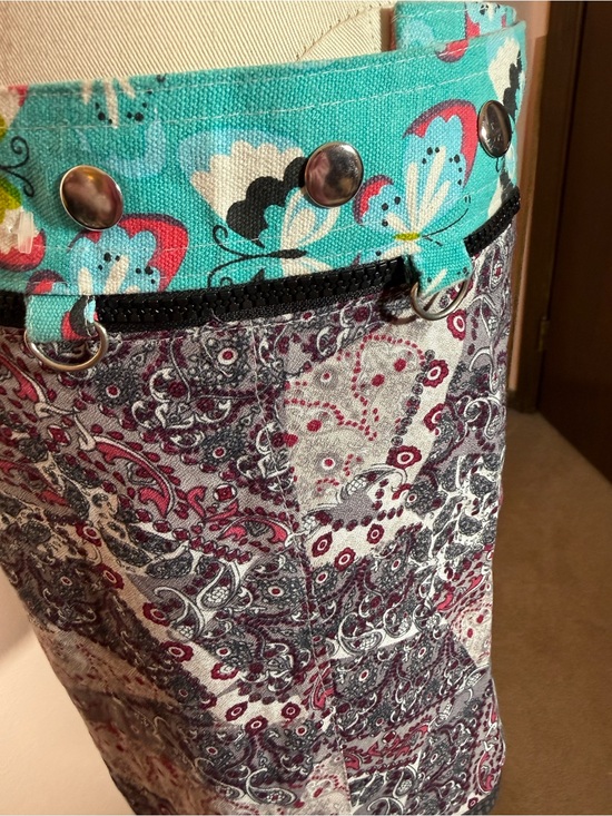 Vintage Y2K Arena Ibiza Bohemian Utility reversible mini skirt belt Adjustable main image 10
